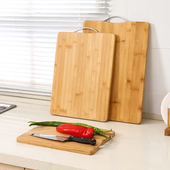 

Kitchen Cutting Board Bamboo Cutting Board Bamboo Cutting Board Large Rectangular Cutting Board Thickened Solid Wood Knife Board