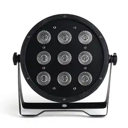 9x12 Вт светодиодный плоский SlimPar Quad Light RGBW 4IN1 LED DJ мыть свет сценический uplighting без Шум