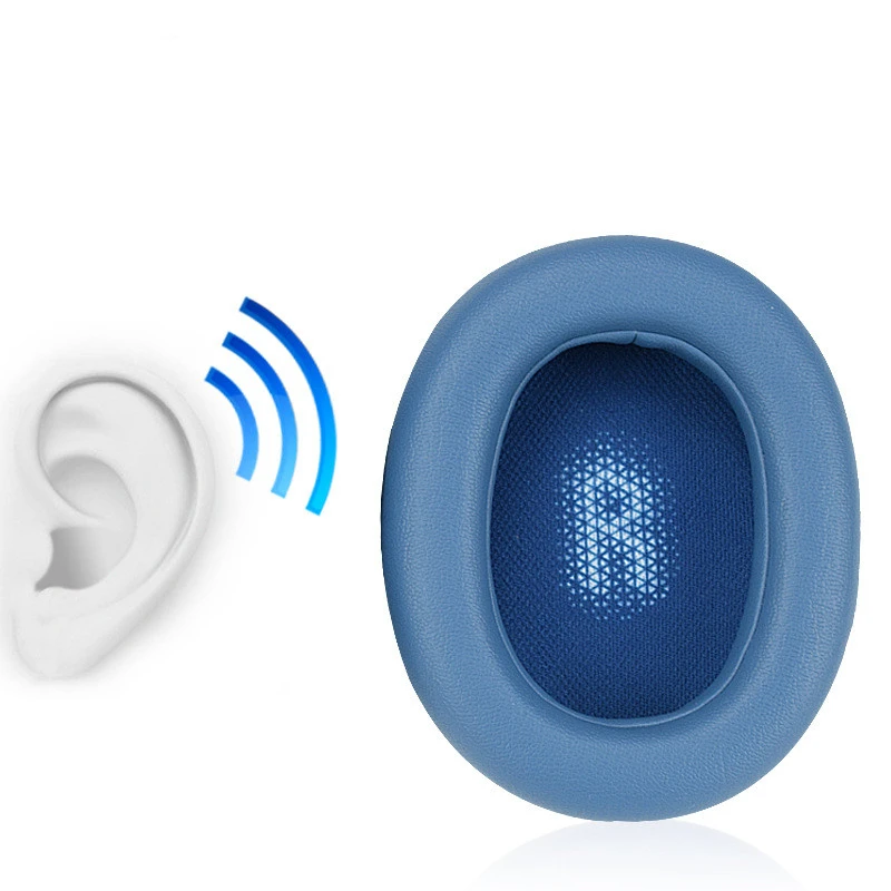Овальные запасные амбюшуры для JBL Everest Elite 750NC наушники из мягкой белковой кожи, поролоновые насадки для наушников для дополнительного комфорта Ew