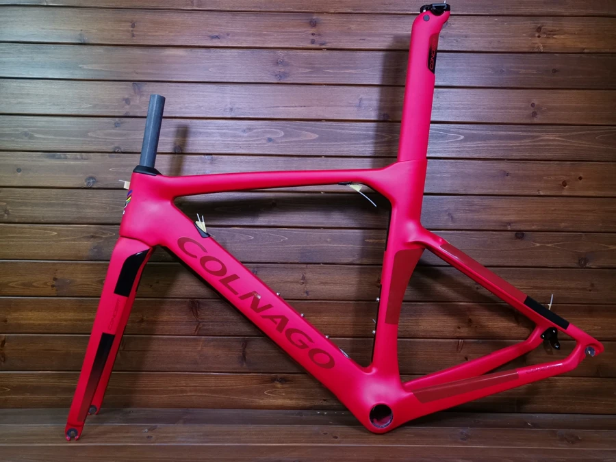 2020 T1000 углеродное волокно красная рама для шоссейного велосипеда colnago concept 12 +