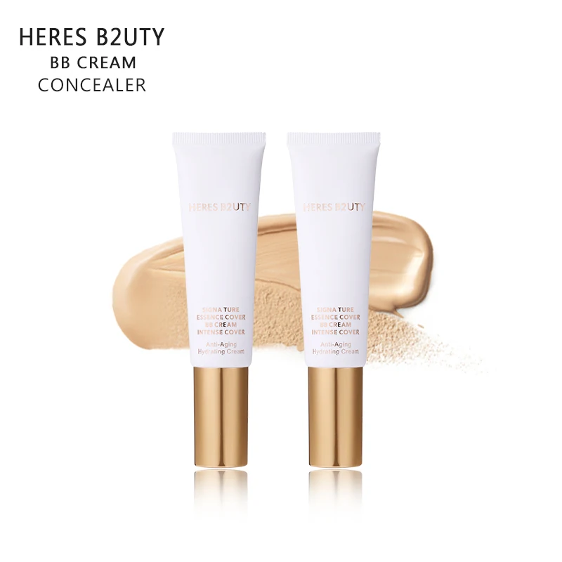 

HERES B2UTY BB Cream Concealer Moisturizing Foundation Base Makeup Bare Whitening Easy to Wear Face Beauty Cosmetics