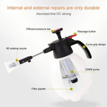

2L Airbrush Flower Watering Spray Gun Mini Sprayer Gun for Gardening Tools Pressure Watering Can Pressurized Spray Bottle