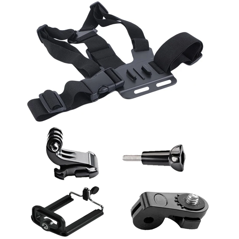

Universal Camera Adjustable Chest Mounting Strap For Gopro Hero7 6 5 4 Sports Camera Chest Strap Elastic Seat Belt Accessory Set