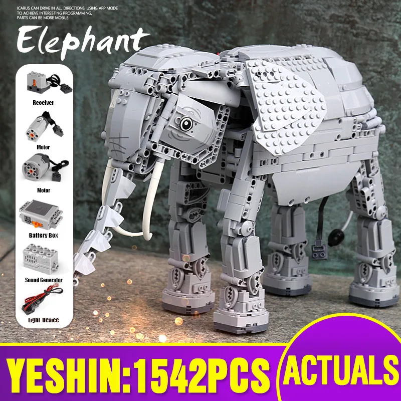 

DHL Yeshin 7107 Star Destroyer Toys The Remote Control Elephant 10178 Building Blocks Bricks Electric Kits Kid Christmas Gift