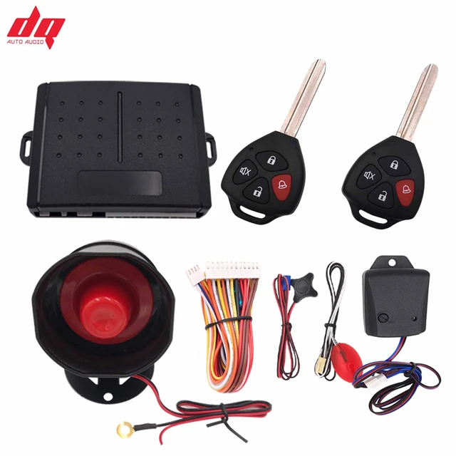 Car Style Alarm System 12+4 Auto Door Remote Central Control Lock Locking  Entry System With Alarm Speaker Indictor For Toyota - Burglar Alarm -  AliExpress