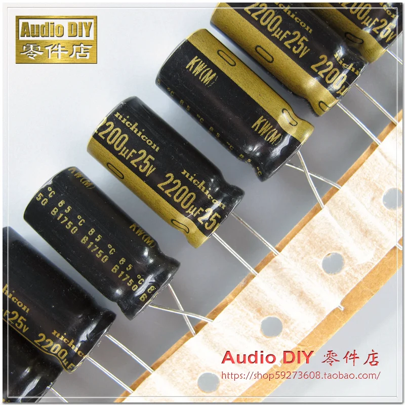10 шт./30 шт. Nichicon KW Series 2200 мкФ/25V аудио электролитическая фотомагнита | Электронные