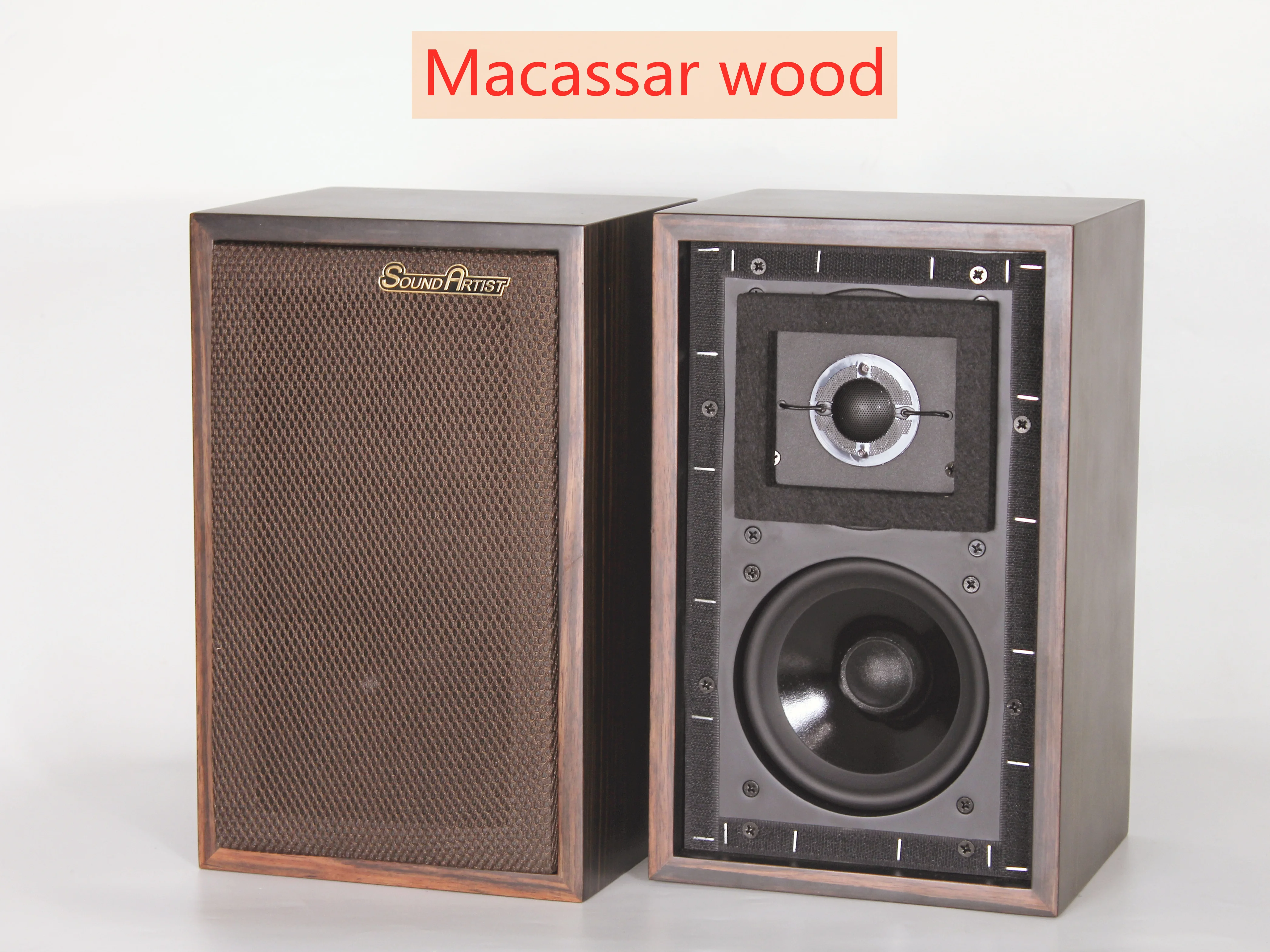 SoundArtist-Altavoces de alta fidelidad LS3/5A, Monitor de estantería, altavoces pasiva, un par