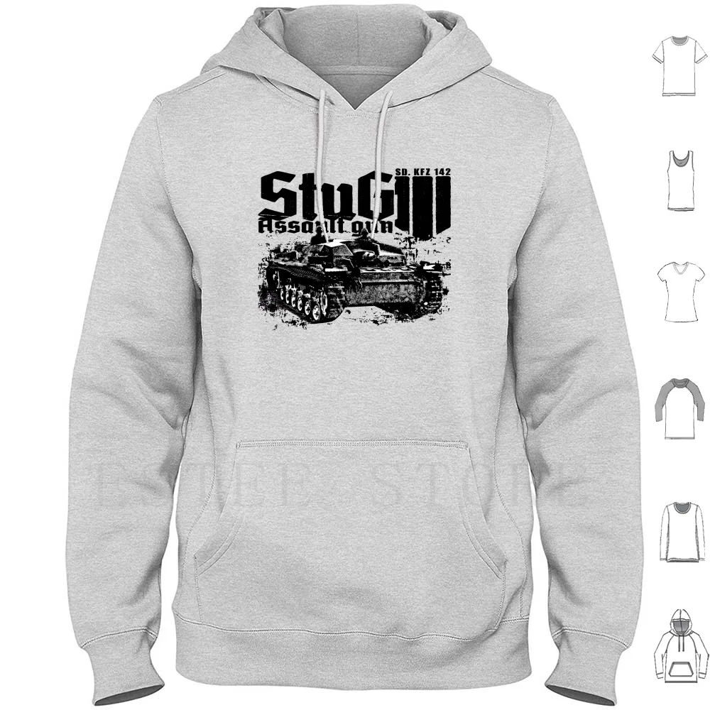 Толстовка Stug Iii с длинным рукавом штурмовой пистолет немецкий танк боевой