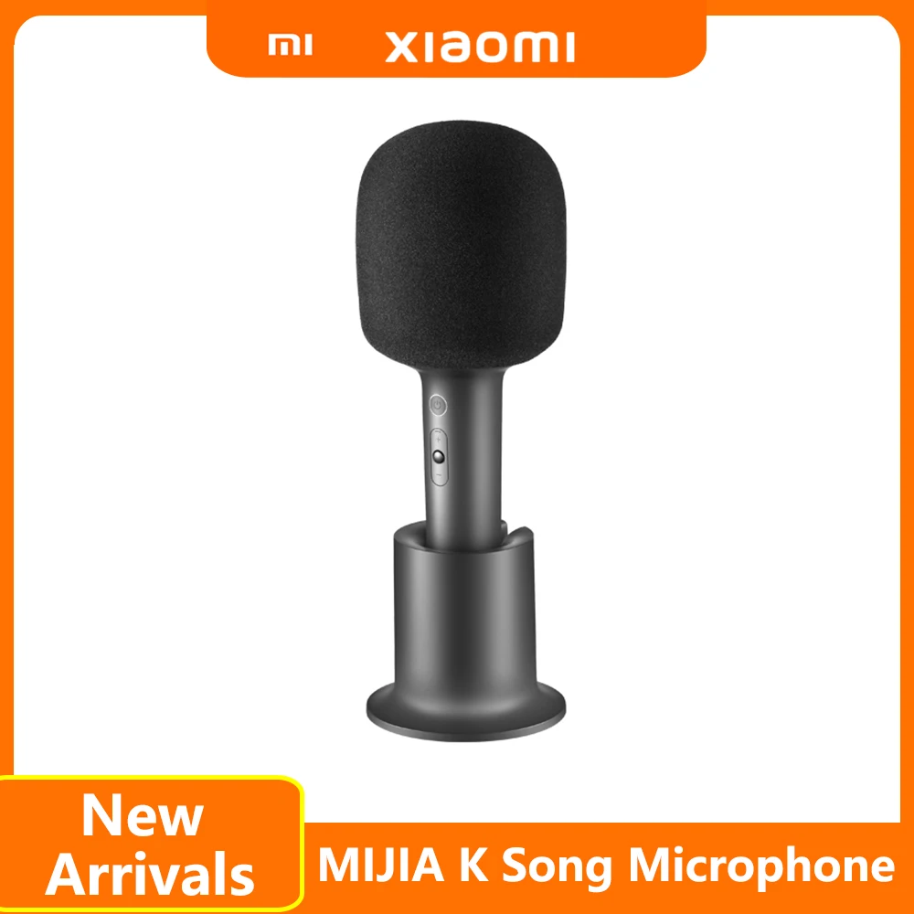 Новый микрофон Xiaomi MIJIA K Song для караоке Bluetooth 5 1 подключенный Вт стерео звук чип DSP