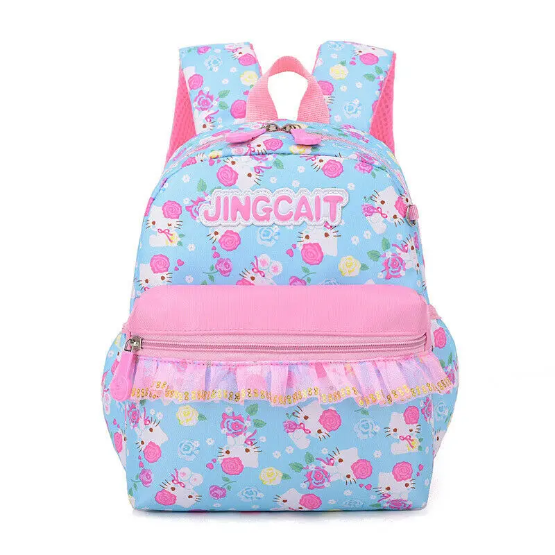 Детский рюкзак с героями мультфильмов для мальчиков и девочек, школьный рюкзак, милый рюкзак - Цвет: B