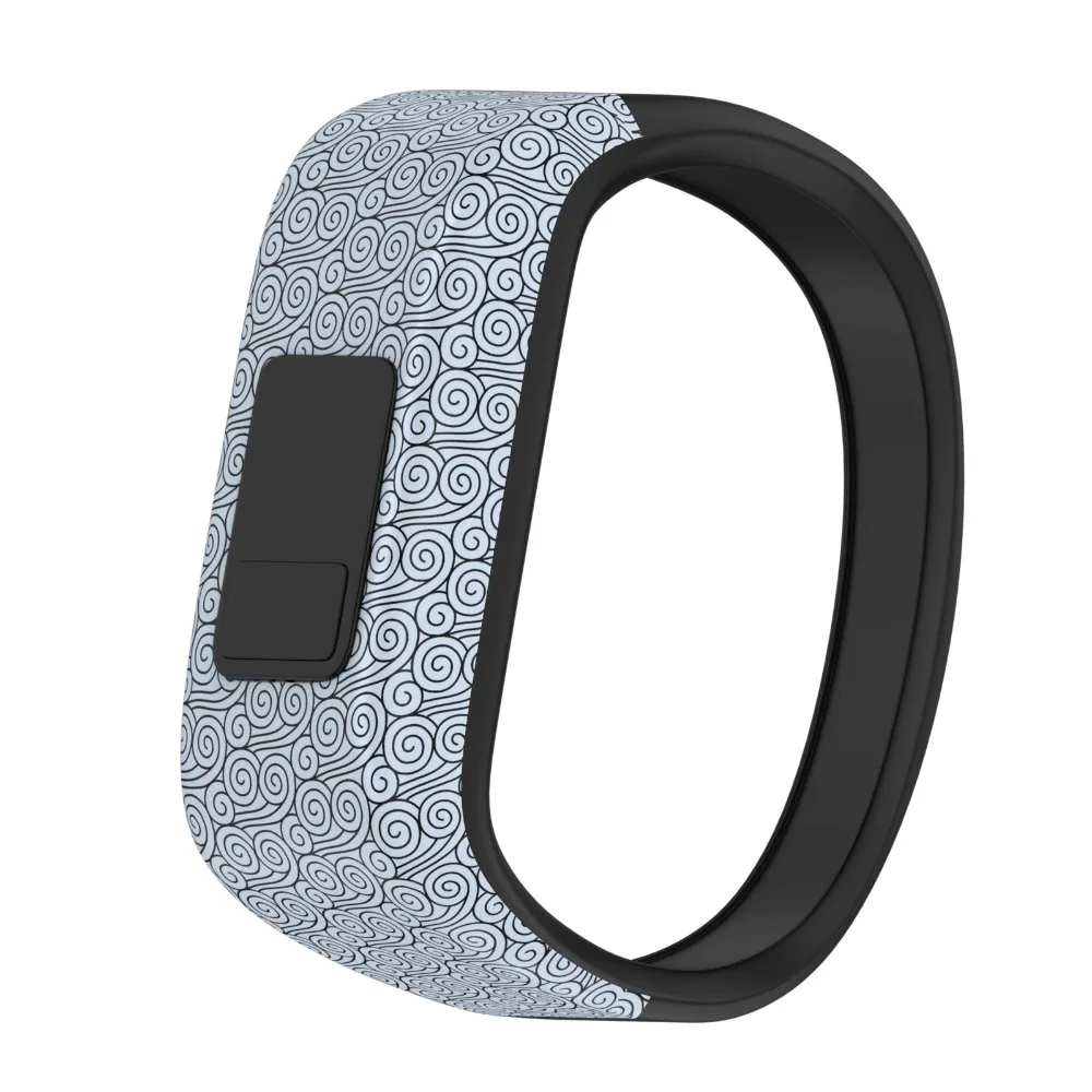 Яркие силиконовые часы ремешок для Garmin Vivofit JR JR2 спортивные камуфляжные браслеты для Garmin Vivofit JR/Vivofit JR2