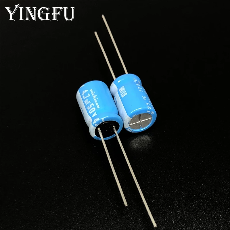 Kit condensatore 10 pezzi 0.47uF 50V 8x11.5mm 50V0.47uF Condensatori bipolari non polarizzati