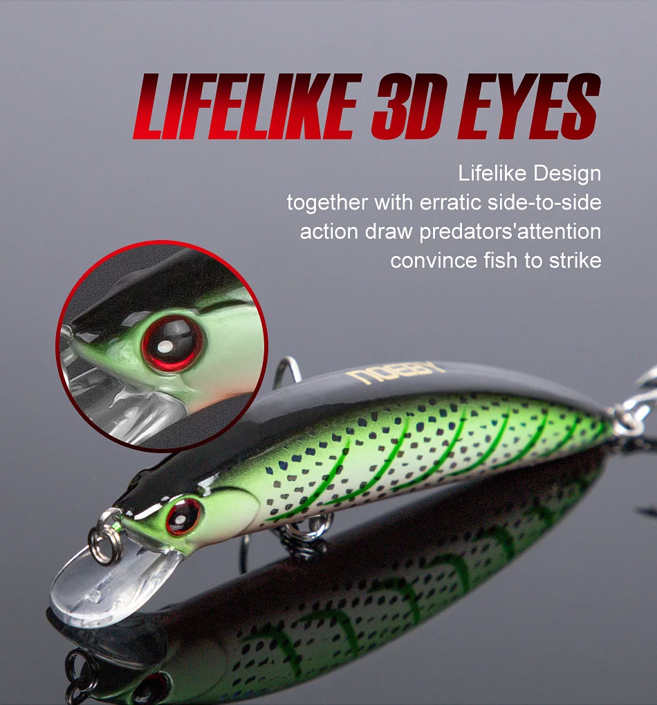 NOEBY Sinkender Minnow-Köder 90mm 29g Jerkbait Künstlicher Harter Köder Salzwasser-Angelköder – Detail 9