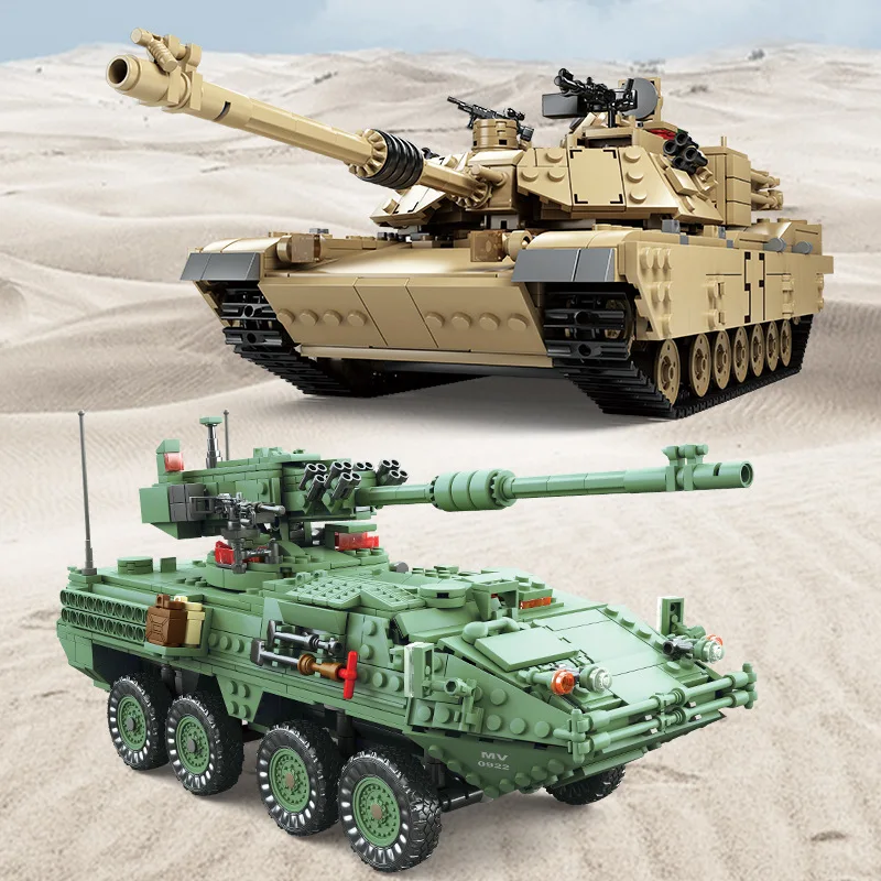 Новая тема Танк строительные блоки 1463 шт Строительные M1A2 ABRAMS MBT KY10000 1 изменение 2