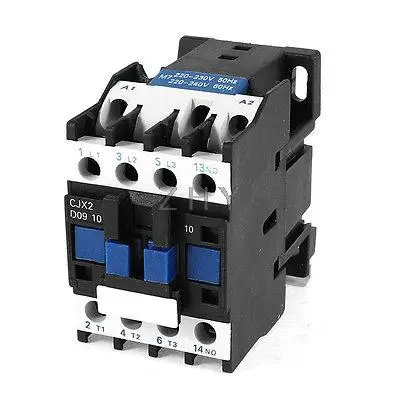CJX2-09 управления двигателем 3 полюса 1 нет катушка Вольт AC 380V Контактор