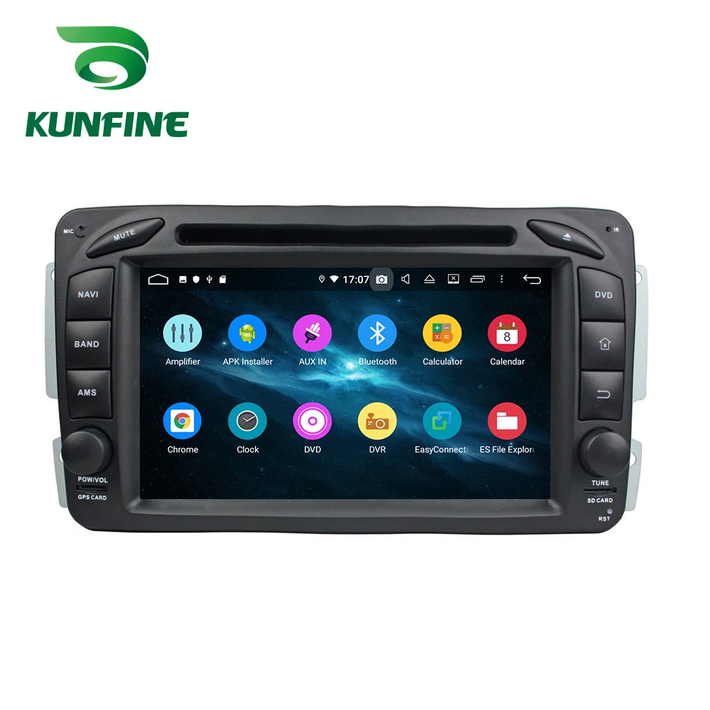 Android 9,0 Восьмиядерный 4 Гб ОЗУ 64 Гб ПЗУ автомобильный DVD gps мультимедийный плеер автомобильный стерео для BENZ C-Class W203 2000-04 радио головное устройство