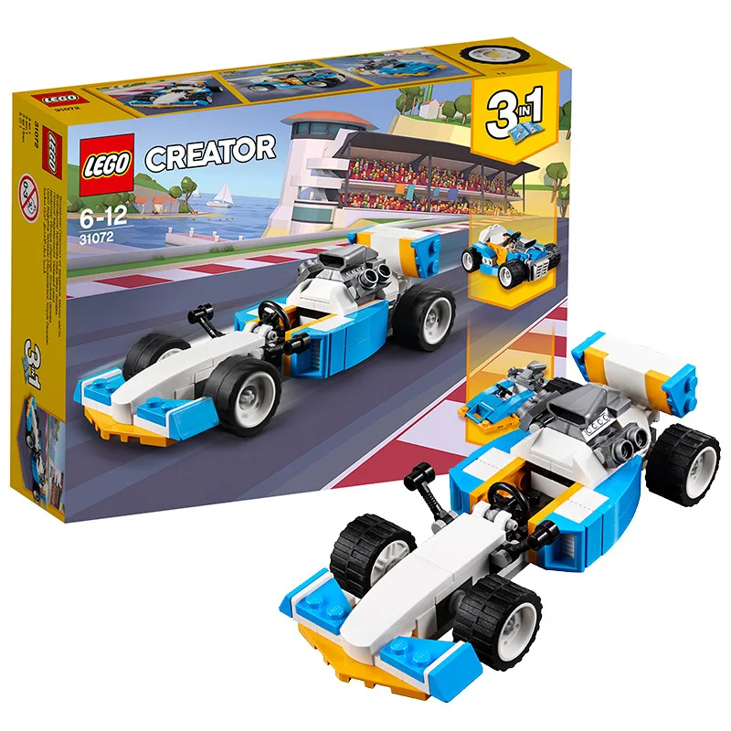 

LEGO Creative Series 31072 Thunder Race Car Lego Three-in-One Boy Inserted Building Blocks Toy