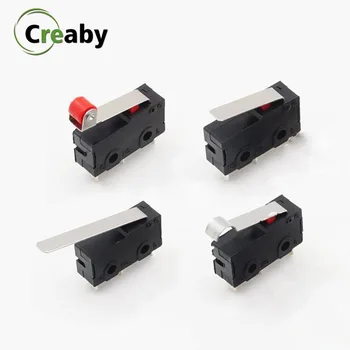 

10 Pcs Mini Micro Switch Roller ARC Lever SPDT Snap Action NC-NO-C With Pulley 3 Pin Stroke Limit Switches 5A 125V 3A 250V