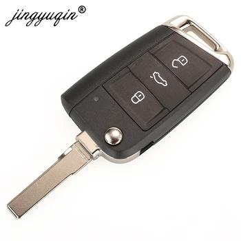 Keyforkess originale 5C 5C Chip Flip Remote Keyless vai per VW whoron T-ROC Tiguan chiave dell'automobile Fob 5G6 959 752 BL parte originale - Jingyuqin originale 5C 5C Chip Flip Remote Keyless vai per VW whoron T ROC Tiguan