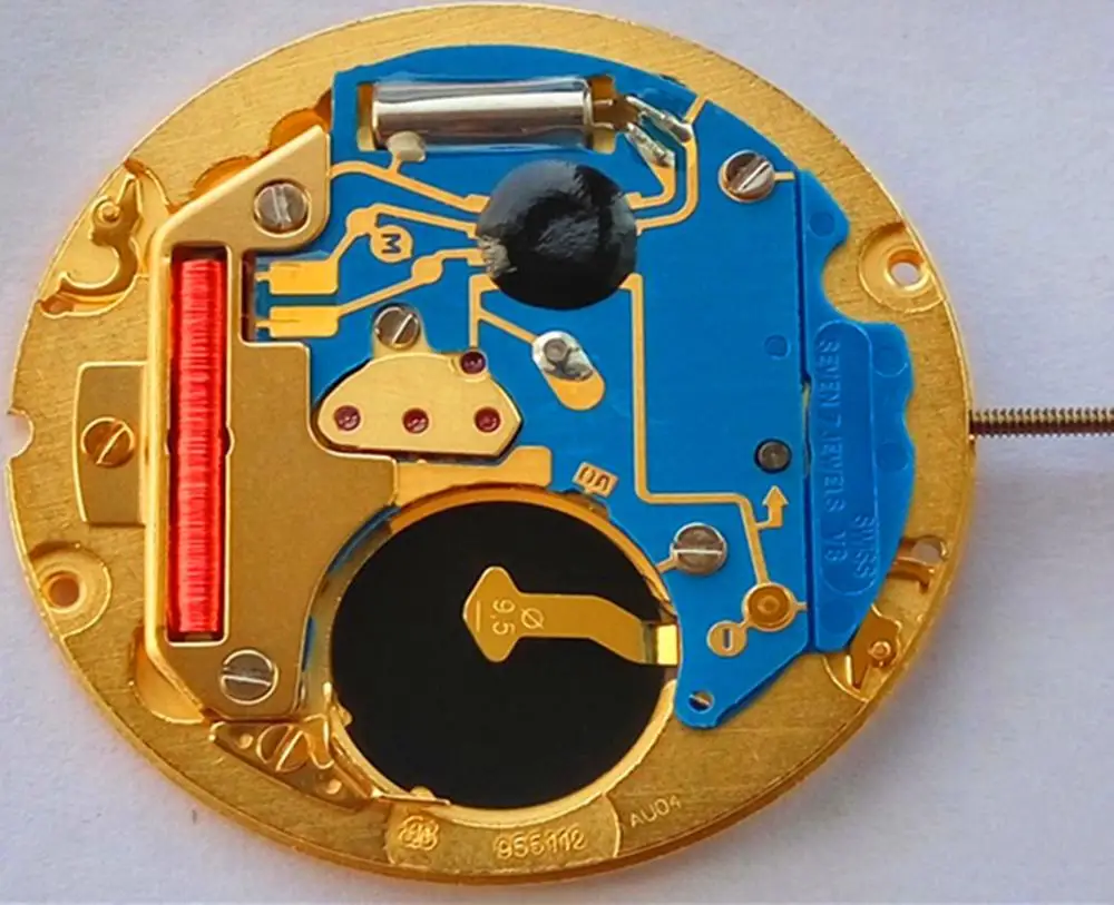 Free shipping New Swiss V8 ETA 955.112 Watch Quartz Movement Date at 3  Watch Repair Parts Without Battery|Repair Tools \u0026 Kits| - AliExpress