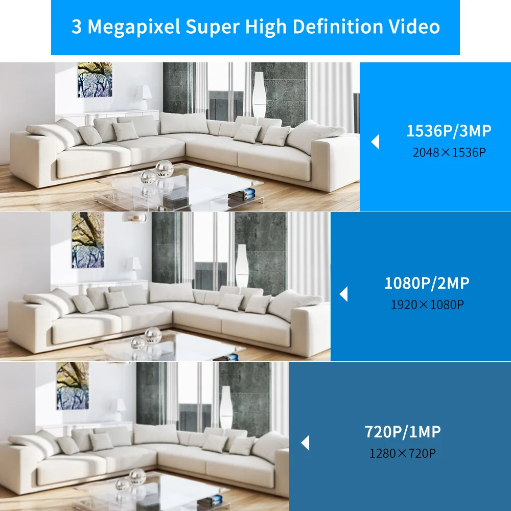 Hiseeu Home Security 2MP 3MP Wifi IP Camera Audio Record SD Card Memory P2P HD CCTV Surveillance Wireless Camera Baby Monitor