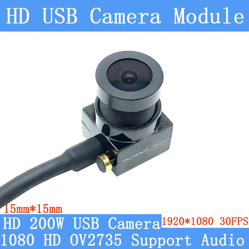 2 МП широкоугольная USB камера с модулем 1080P Full Hd MJPEG 30fps высокоскоростная мини