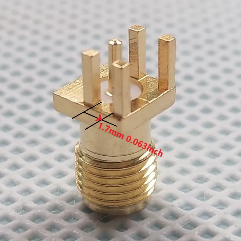 SMA Female KE Pitch RF Coaixal Connector Solder 1.7m