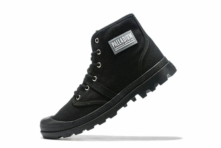 PALLADIUM Pampa/Классическая парусиновая обувь; ботильоны; ковбойские кроссовки; модная парусиновая повседневная обувь; Размеры 35-45 - Цвет: 2