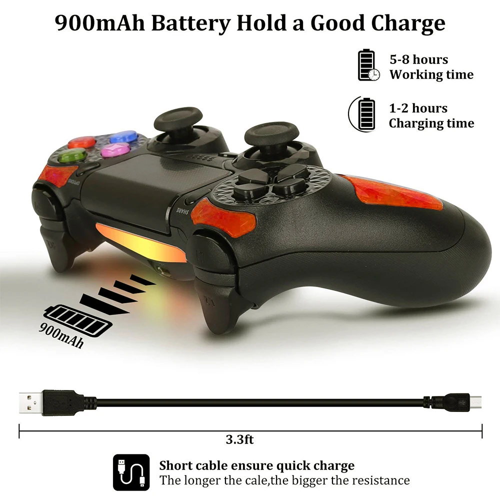 K ISHAKO джойстик и игровой контроллер ps4 dualshock 4 bluetooth беспроводной геймпад consola для