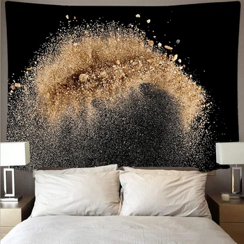 

Simple dusty cheap wallcovering art printing tapestry psychedelic wall hanging beach towel polyester thin blanket yoga
