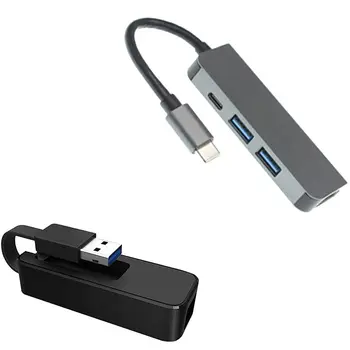 

1Pcs Dex Station Usb C To Hdmi Adapter & 1Pcs Usb To Network Cable Interface Converter 1000Musb To Rj45