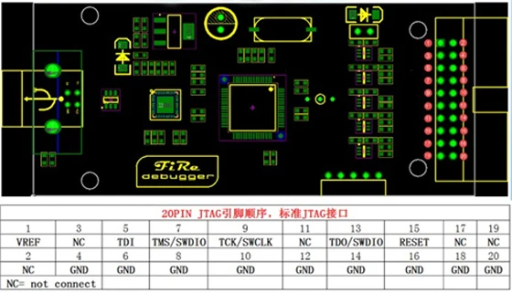 Противопожарный дебюгер ARM Downloader STM32 Эмулятор DAP программист Поддержка JTAG SWD