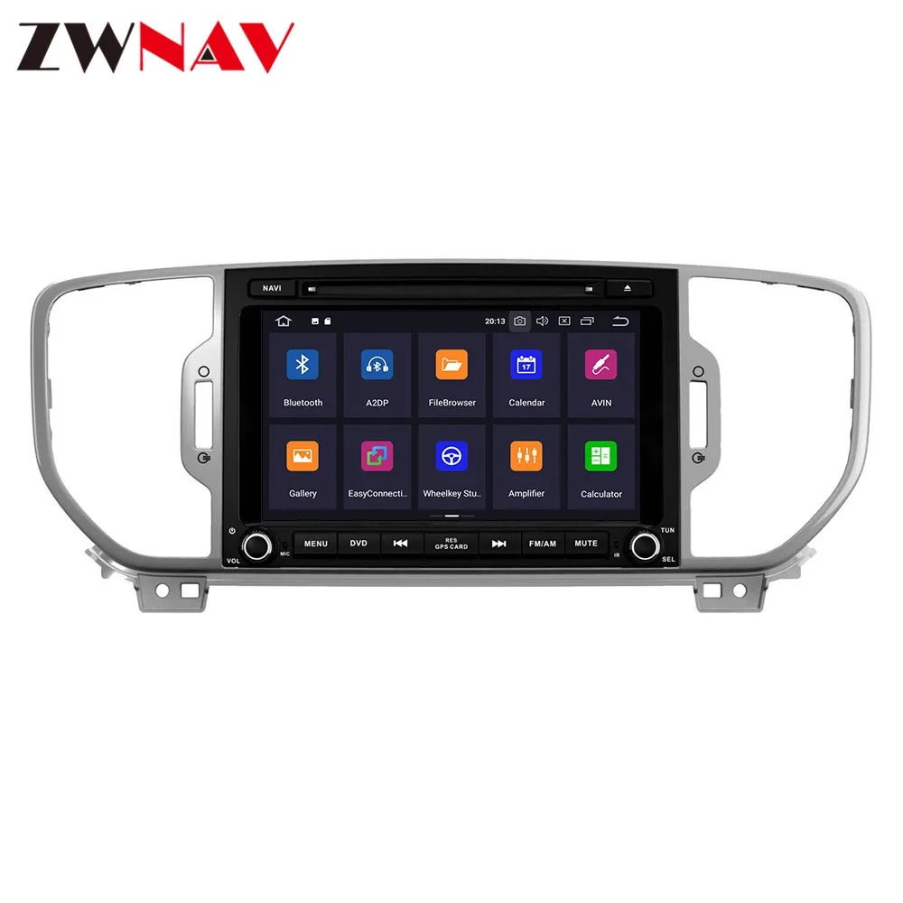 Cheap 2 din Android 9.1 car dvd player for KIA sportage 2015 - 2019 gps navigation car multimedia stereo radio tape recorder head unit 1