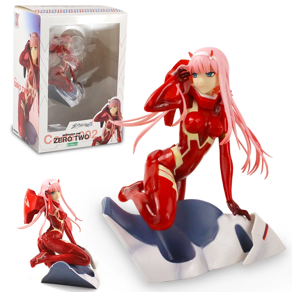14 5 см аниме фигурка Дарлинг в FRANXX Zero Two 2 Код: 002 ПВХ экшн-фигурка модель игрушки