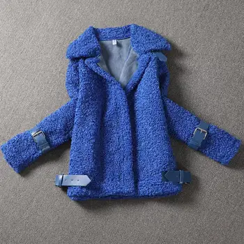 

2020 winter new FASHION women fur jacket women turn down collar slim warm coat