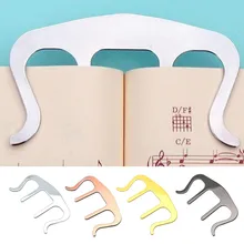 

Pianos Stands Song Book Page Holder Clip Music Score Note Textbook Clips Sheet Keyboard Metal Portable Clamp For Practice