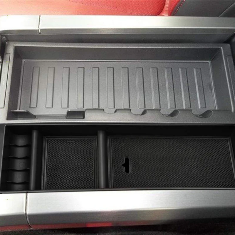 Для Ford F150- подлокотник ящик для хранения центральная консоль Органайзер лоток подлокотник коробка для хранения