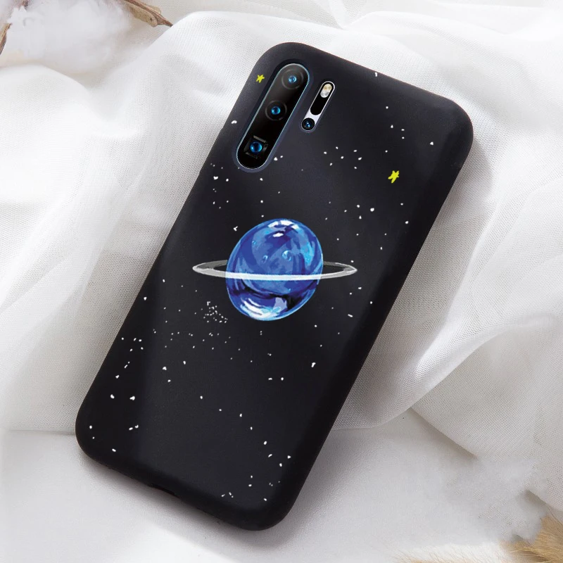 17 Мягкий ТПУ Матовый чехол с космонавтом луной для huawei P20 P20Lite P20Pro P30 чехол Fundas Coque чехол для huawei Honor 10 20 чехол - Цвет: 17