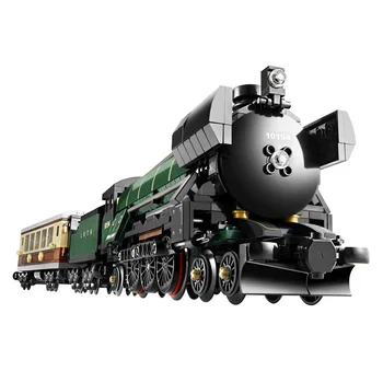 

Technic City Series Emerald Night Train Building Block Bricks Compatible Creativity Blocks Model Kit Toys For Children DIY Gifts