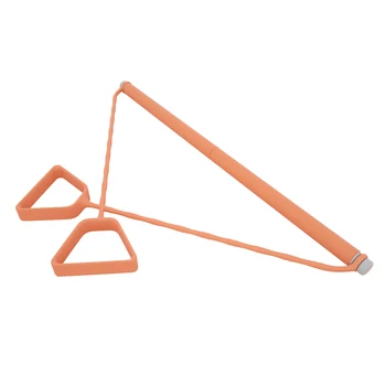 

Fitness Workout Pilates Stick Gym Yoga Sports Training Bar with Resistance Band for Working-out Comfortable Decoration