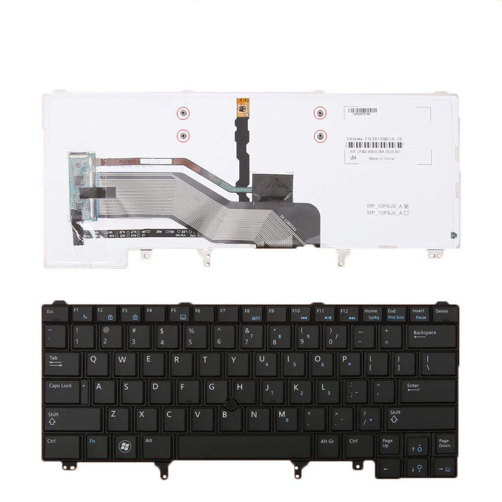 Американский Английский Qwerty Макет ноутбука Замена Keyobard для Dell широта E6420 E5420 E6320 E6430 Клавиатура ноутбука Новое поступление