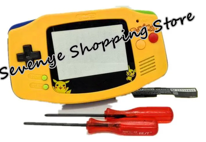 New Hot sale Housing Case for Gameboy Advance GBA Console case limited yellow shell