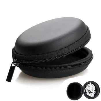 

Earphone Holder Case Storage Carrying Hard Bag Box Case Earphone Storage Case Headset Accessories Earbuds Memory Card USB Cable