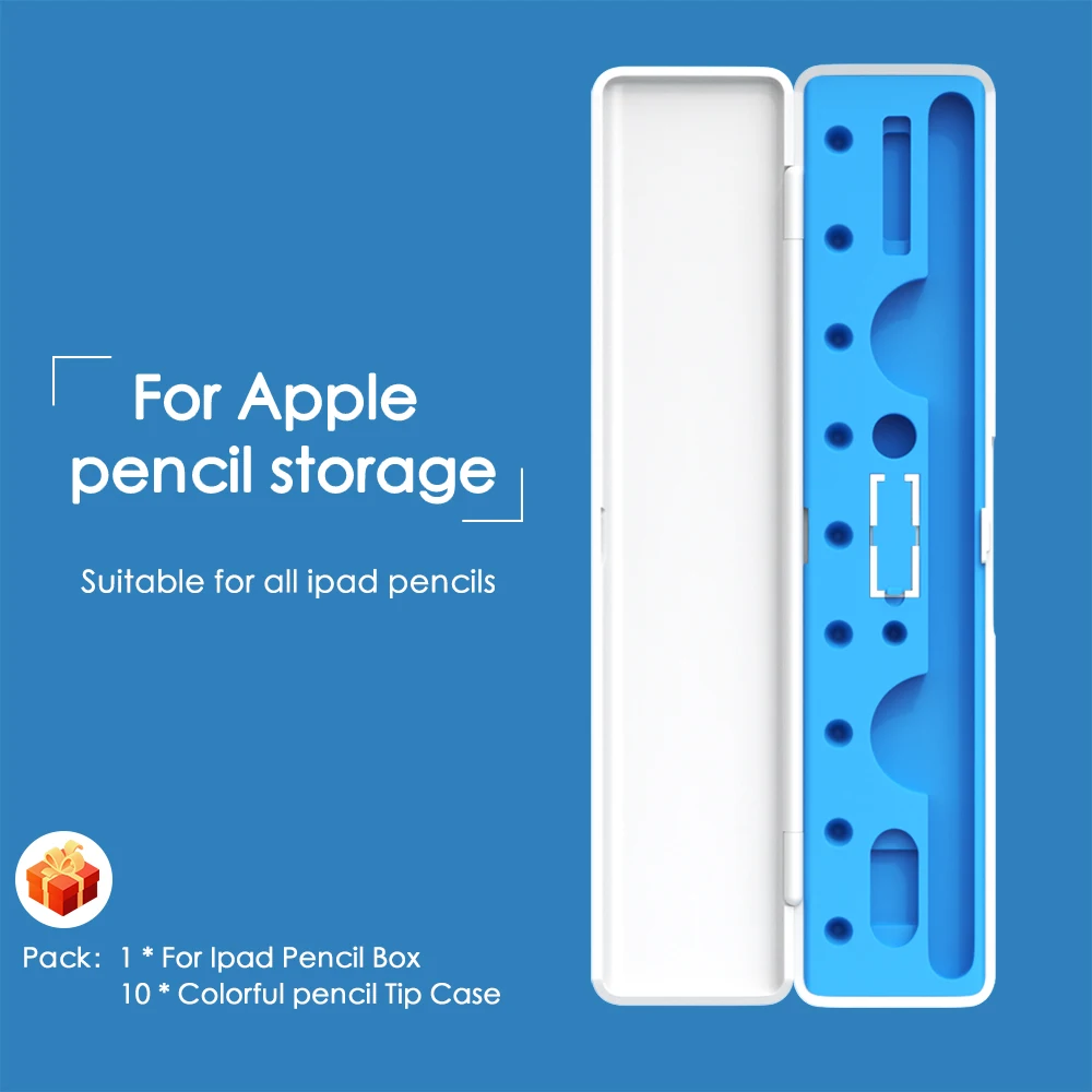 Портативная коробка для хранения карандашей Apple Pencil 1 чехол аксессуары 2 Чехол