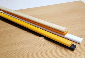 

10pcs Thickness:10mm Width:20mm Length:200mm Wooden Stick Oval Retro Solid Wood Sanding Model Handmade Gardening School