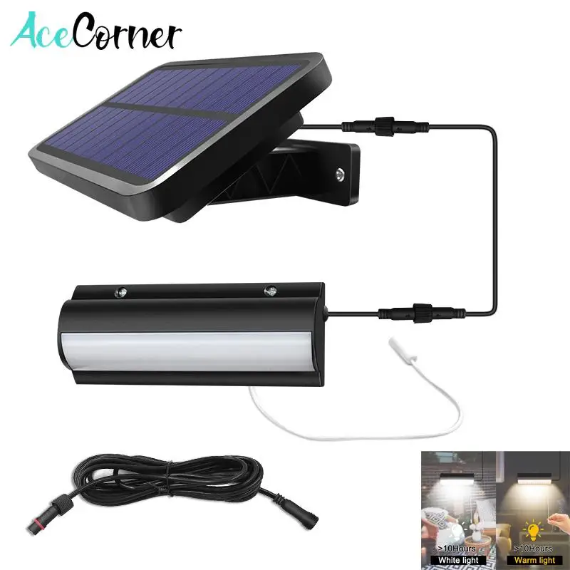 

Acecorner Upgraded Single Head Solar Pendant Lights Outdoor Indoor Auto On Off Lamp Pull Switch for Barn Room Balcony Chicken