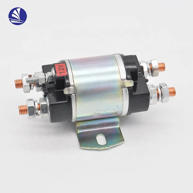 Starter 4 Teminal Relay 12V-36V 24V golf cart solenoid 6 Terminals Winch Solenoid Relay Starter Solenoid Relay vehicles