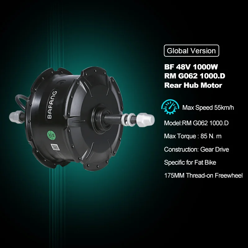 BAFANG 48V 1000W Hub Motor RM G062 