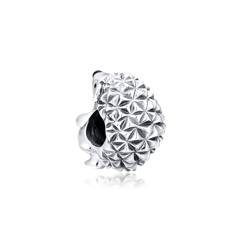 Подходит для Pandora шармы браслеты Ежик бусины стерлингового серебра 925 ювелирные изделия
