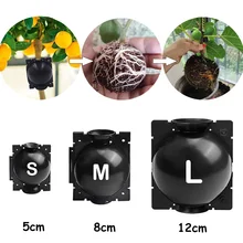 For Garden 6Pcs Plant Grafting Rooting Balls Reusable Root Growing Ball High Pressure Air Layering Propagation Box Nursery Pots